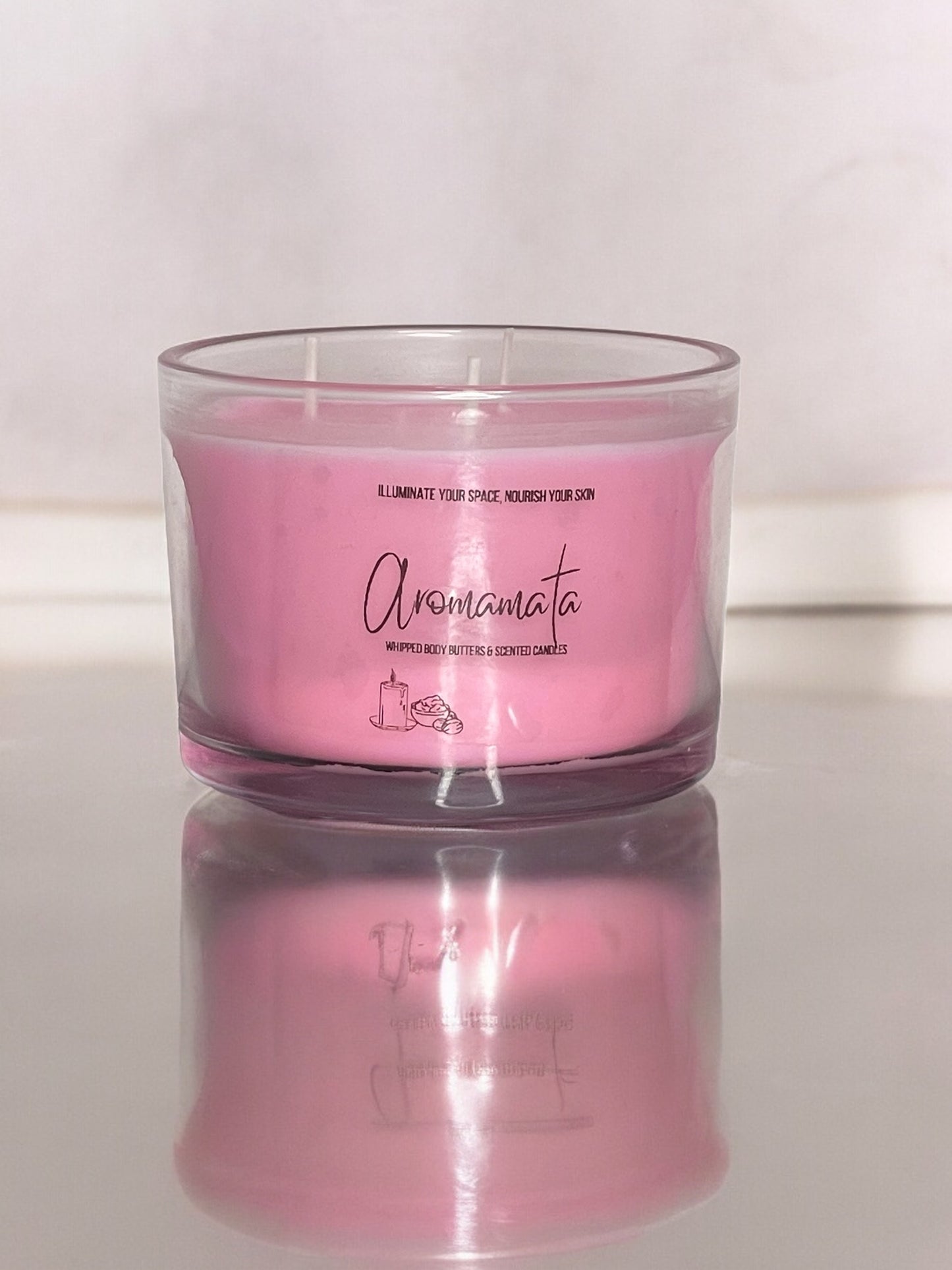 3 wick candle