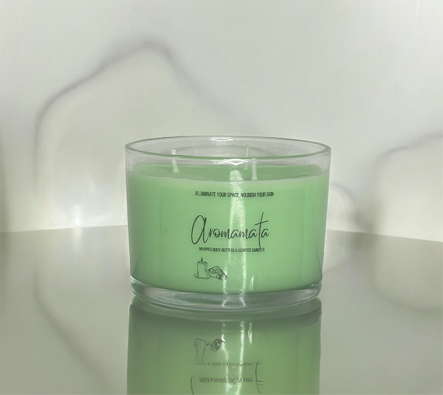 3 wick candle