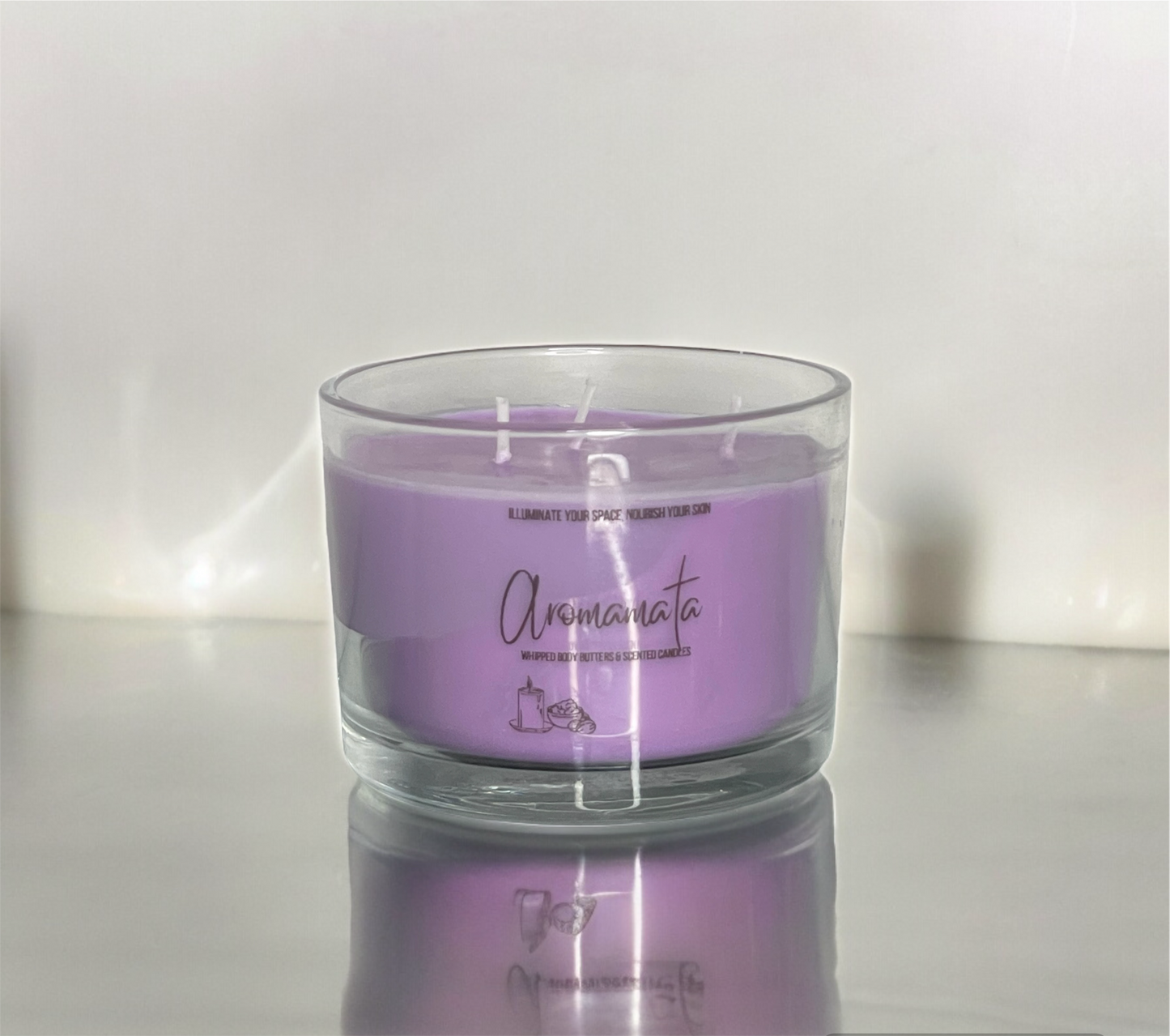 3 wick candle